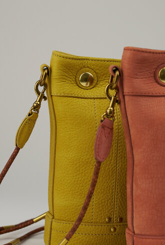 Jerome Dreyfuss Ben Mini Imprime Croco Terracotta