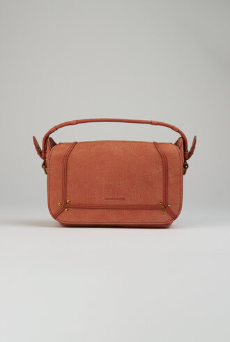 Jerome Dreyfuss Pepito Small Imprime Croco Terracotta