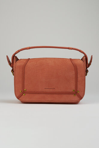 Jerome Dreyfuss Pepito Small Imprime Croco Terracotta