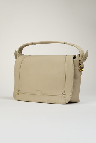 Jerome Dreyfuss Pepito Medium Goatskin Ecru Graine