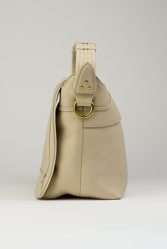 Jerome Dreyfuss Pepito Medium Goatskin Ecru Graine