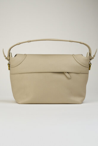 Jerome Dreyfuss Pepito Medium Goatskin Ecru Graine
