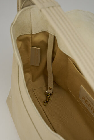 Jerome Dreyfuss Pepito Medium Goatskin Ecru Graine