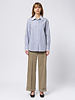 WE-AR4 The Double Shirt Navy Stripe