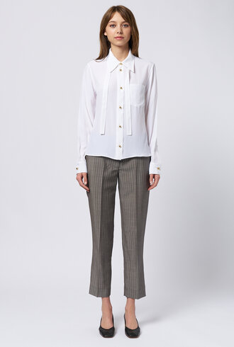 WE-AR4 The Academy Blouse White