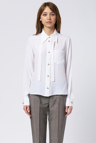 WE-AR4 The Academy Blouse White