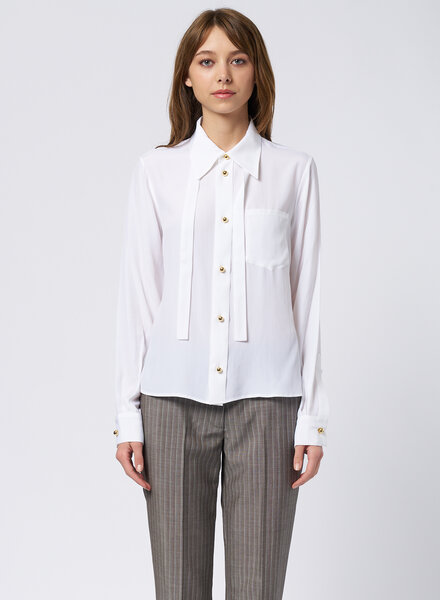 WE-AR4 The Academy Blouse White