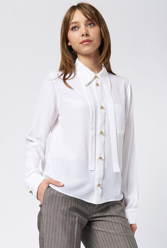 WE-AR4 The Academy Blouse White