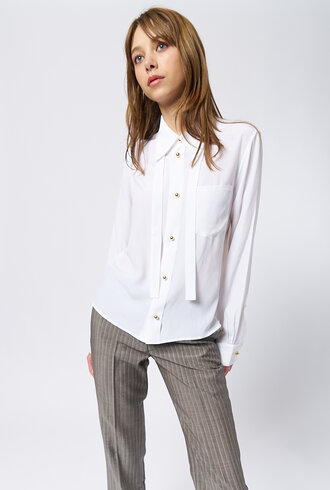 WE-AR4 The Academy Blouse White