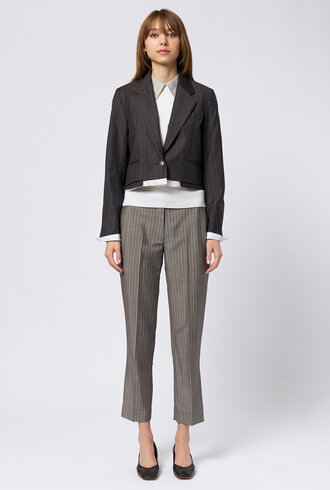 WE-AR4 The Cocktail Blazer Brown Stripe