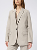 Pomandere One Button Jacket Ice Stripe