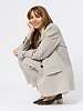 Pomandere One Button Jacket Ice Stripe