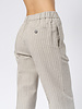 Pomandere Linen And Cotton  Pants Ice Stripe