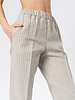 Pomandere Linen And Cotton  Pants Ice Stripe