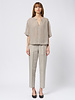Pomandere Linen And Cotton  Pants Ice Stripe
