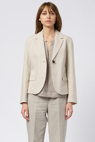 Pomandere One Button Jacket Ice