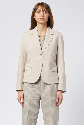 Pomandere One Button Jacket Ice