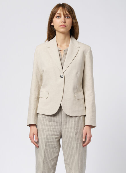 Pomandere One Button Jacket Ice