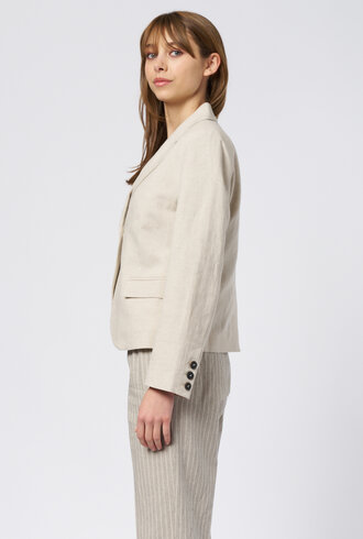 Pomandere One Button Jacket Ice