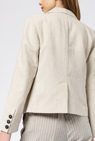 Pomandere One Button Jacket Ice