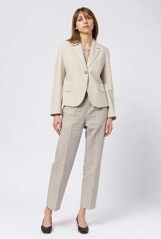 Pomandere One Button Jacket Ice