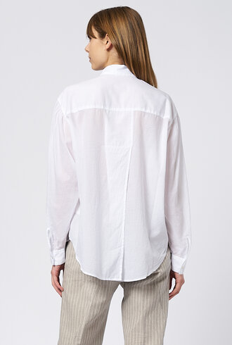 Pomandere Batiste Shirt Optical White