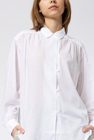 Pomandere Batiste Shirt Optical White
