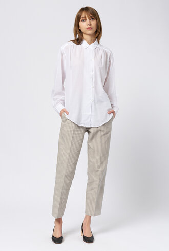 Pomandere Batiste Shirt Optical White