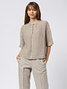 Pomandere Short-Sleeve Shirt Salt Grey