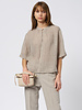Pomandere Short-Sleeve Shirt Salt Grey