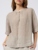 Pomandere Short-Sleeve Shirt Salt Grey