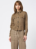 Pomandere Washed Gauze Shirt Mud