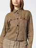 Pomandere Washed Gauze Shirt Mud