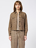 Pomandere Washed Gauze Shirt Mud