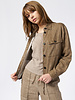 Pomandere Washed Gauze Shirt Mud