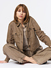 Pomandere Washed Gauze Shirt Mud
