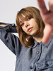 Pomandere Washed Gauze Shirt Dress Indigo