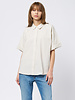 Apiece Apart Breaze Shirt Cream and Navy Stripe