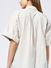 Apiece Apart Breaze Shirt Cream and Navy Stripe
