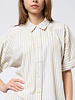 Apiece Apart Breaze Shirt Cream and Navy Stripe