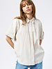 Apiece Apart Breaze Shirt Cream and Navy Stripe