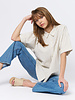 Apiece Apart Breaze Shirt Cream and Navy Stripe