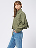 Apiece Apart Cropped Trapeze Jacket Thyme