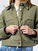 Apiece Apart Cropped Trapeze Jacket Thyme