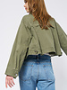 Apiece Apart Cropped Trapeze Jacket Thyme