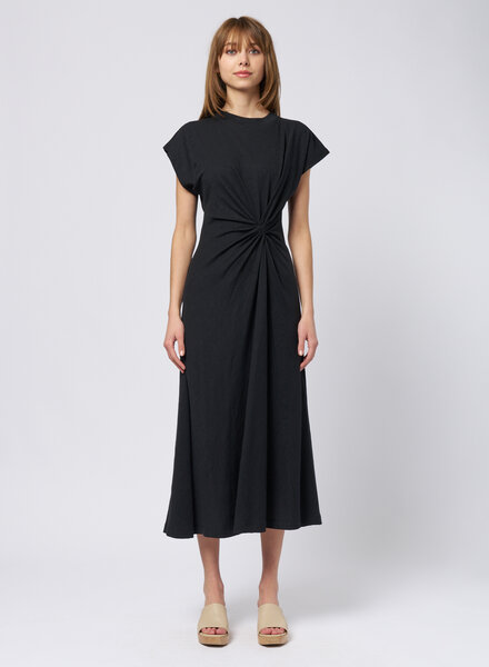 Apiece Apart Volta Twist Dress Black