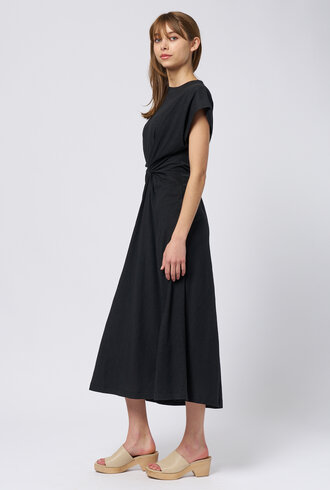 Apiece Apart Volta Twist Dress Black