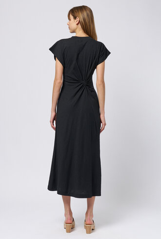 Apiece Apart Volta Twist Dress Black