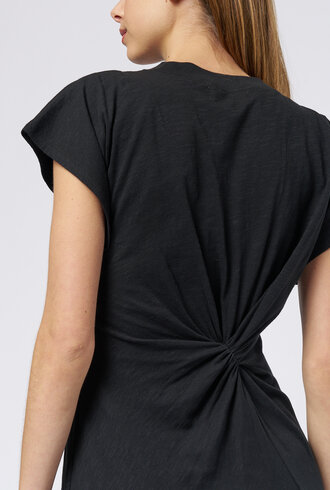 Apiece Apart Volta Twist Dress Black