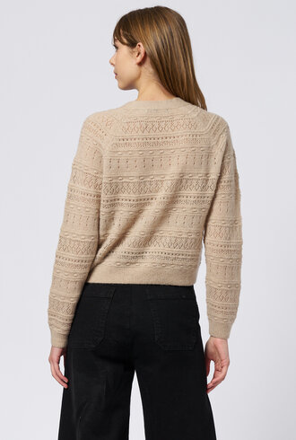 Kokun Pointelle Cardigan Jute